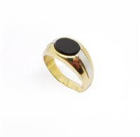 Anello Lorenza Gioielli Uomo Classico Uomo in Oro giallo Onice 433329-23 - 433329-23